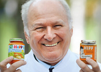 El Prof. Dr. Claus Hipp, del sello Orgánico HiPP