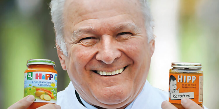 El Prof. Dr. Claus Hipp, del sello Orgánico HiPP