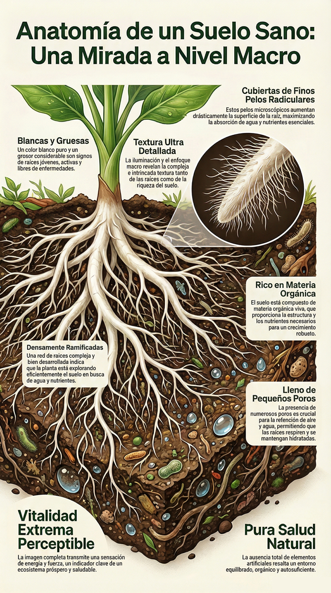 Anatomía de un suelo sano